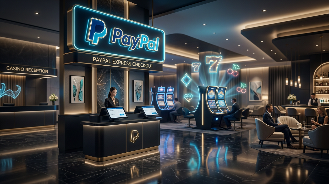 Logo PayPal v moderním online kasinu roku 2026